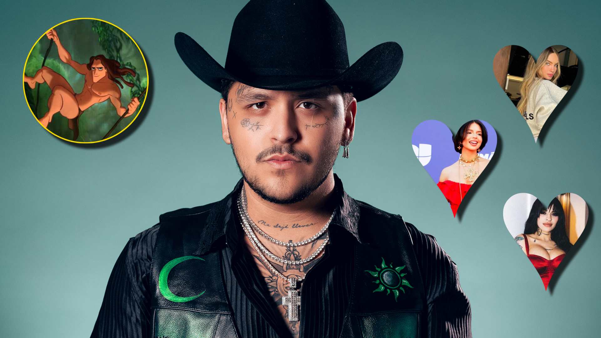 Christian Nodal podría padecer extraño síndrome de Tarzán