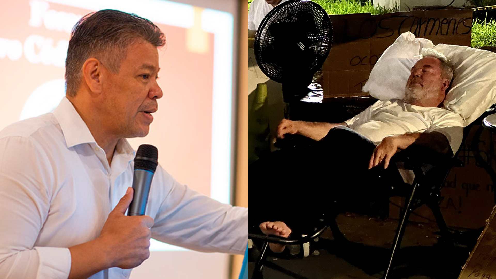 Vicealcalde de SPS reacciona sobre huelga de hambre de Contreras