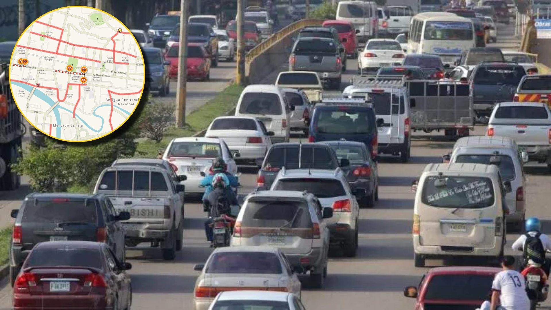 Tráfico en la capital