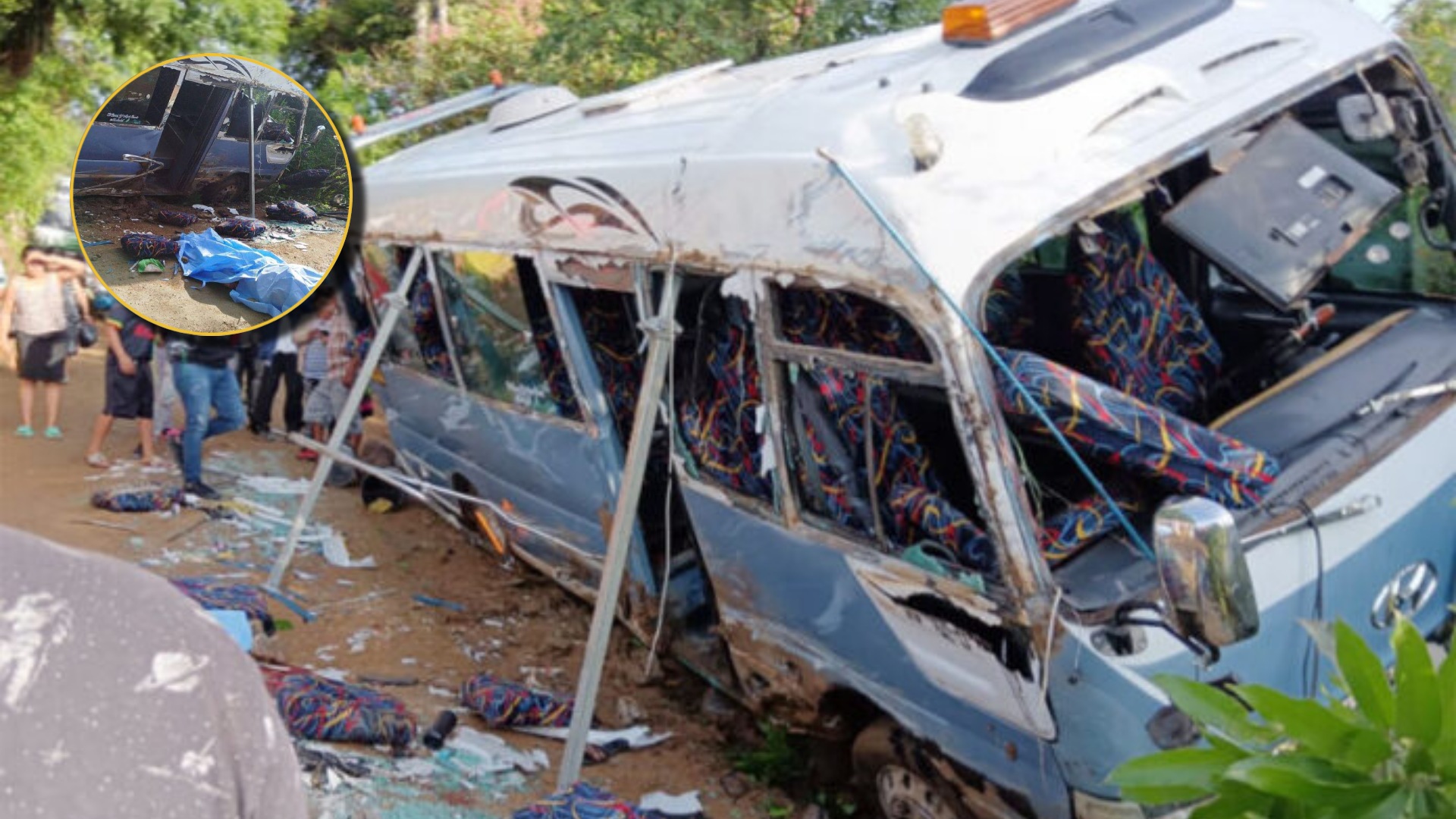 Accidente de rapidito de la ruta Divino Paraíso