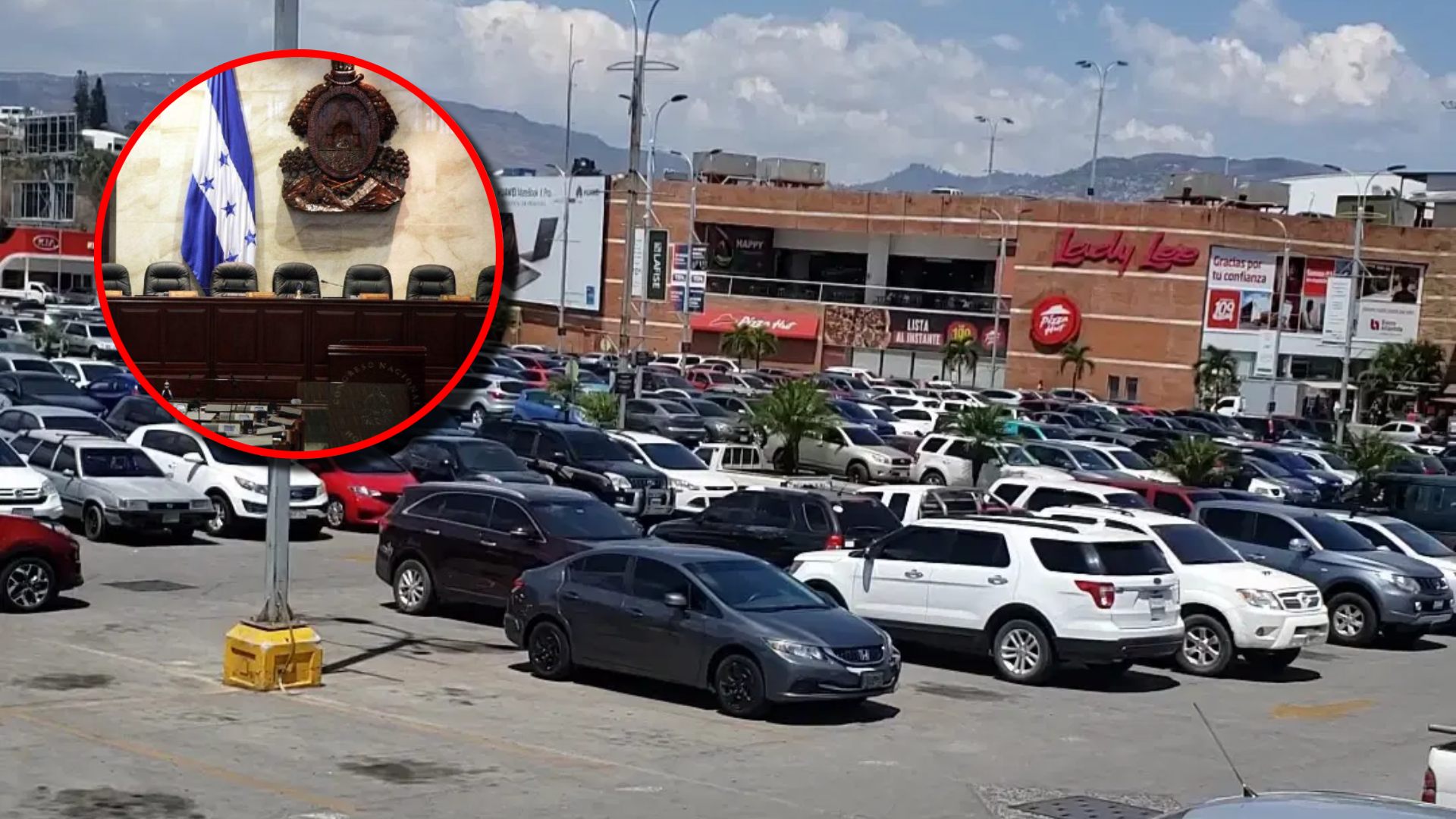 congreso nacional busca regular parqueos centro comercial