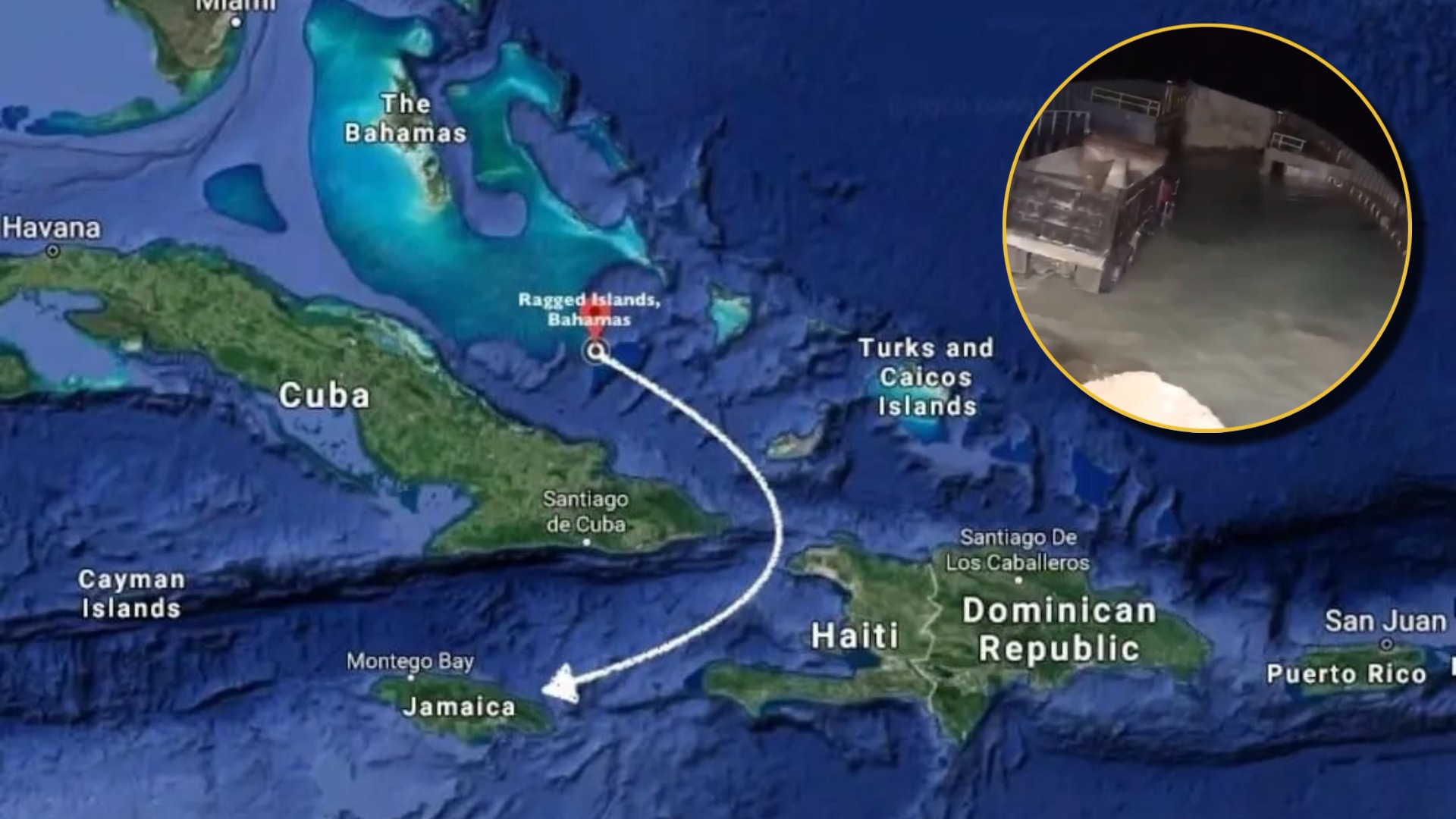 Embarcación se hunde en alta mar con hondureños