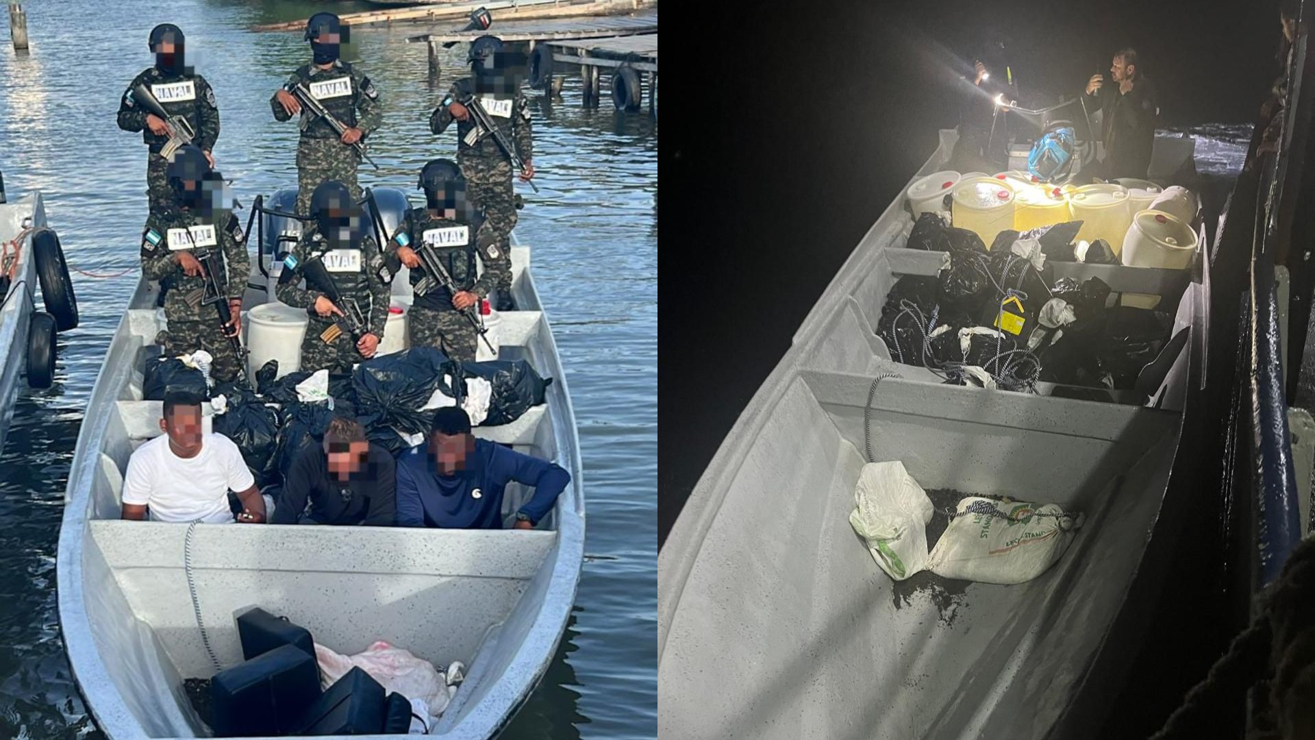 fuerzas armadas incautan embarcación en el caribe