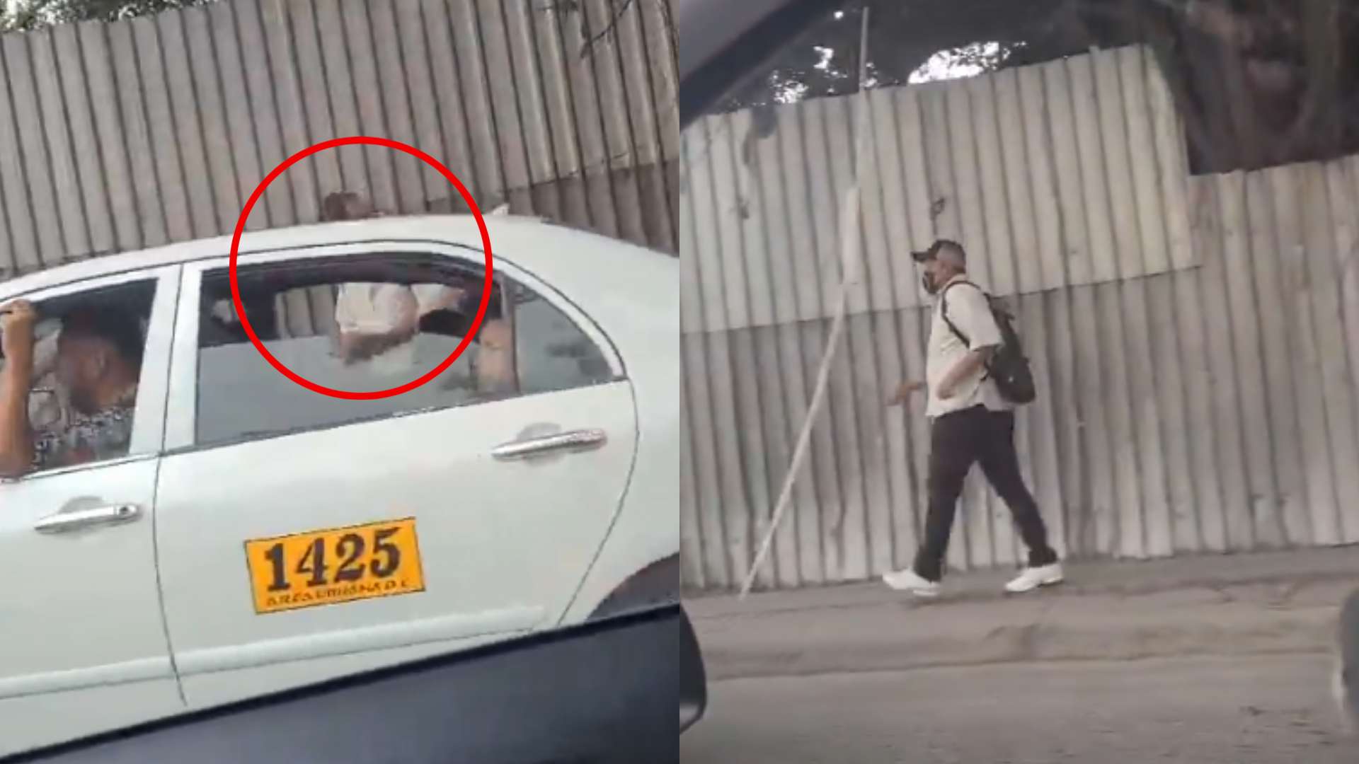 Así asaltan a pasajeros de taxis en Comayagüela (VIDEO)