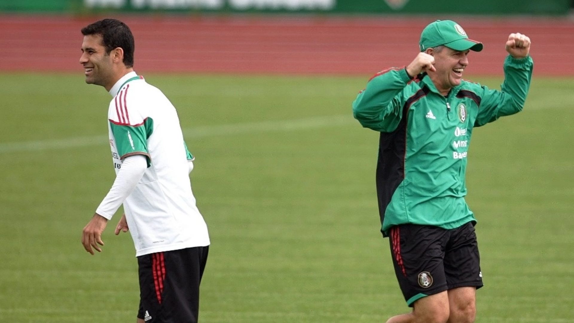 Javier Aguirre y Rafa Márquez