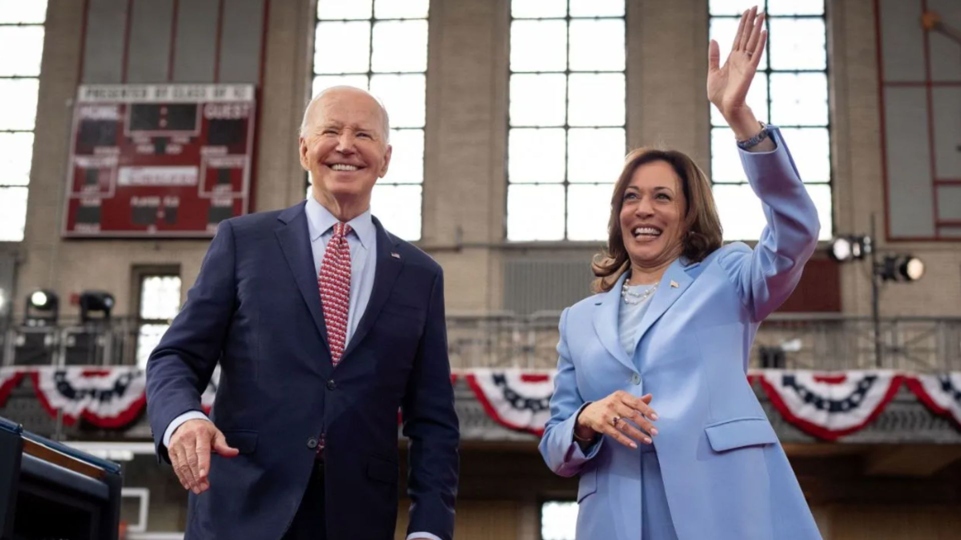 Joe Biden y Kamala Harris.
