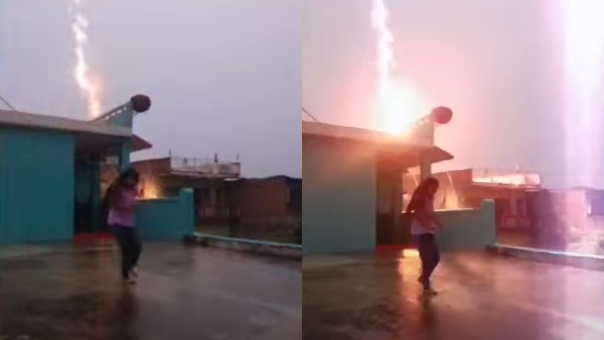 Lluvias rayos