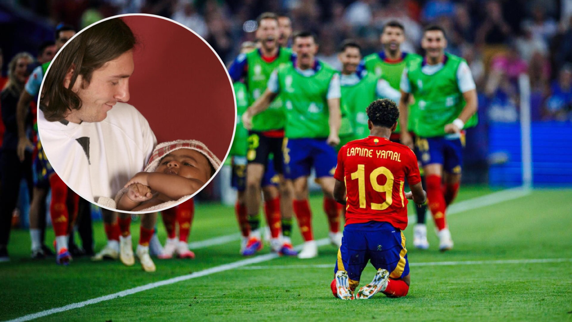 Lamine Yamal y Lionel Messi