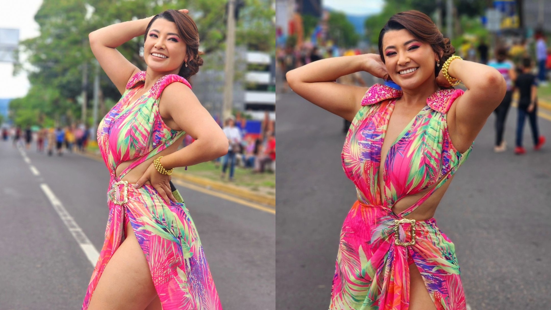 Milagro Flores quedó insatisfecha del carnaval de San Pedro Sula