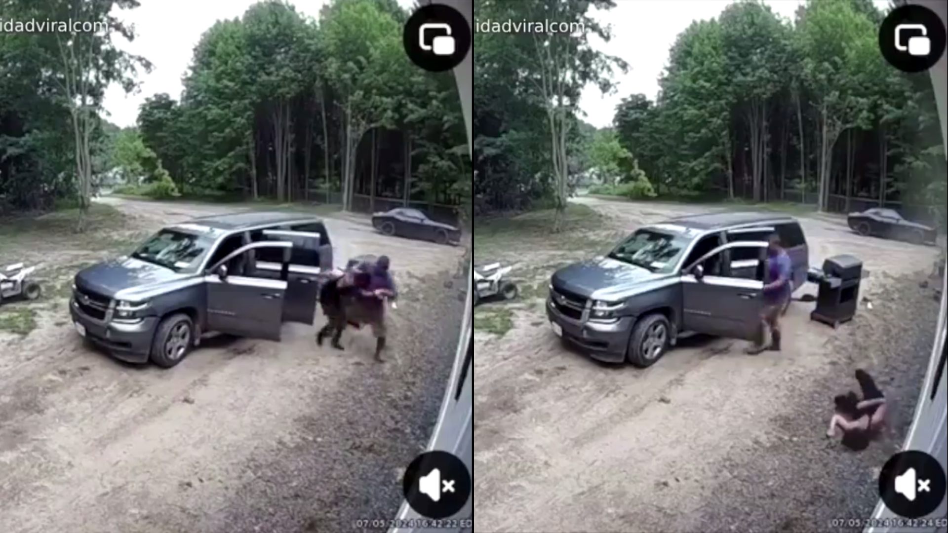 mujer embarazada siendo agredida por su pareja
