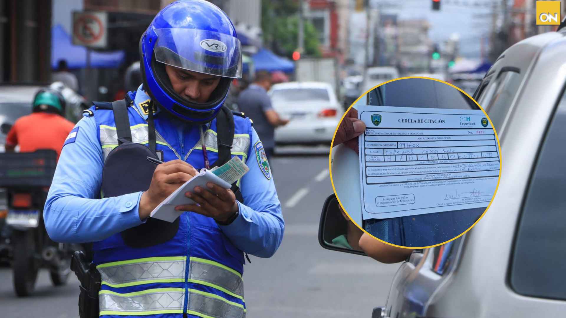 Multas de tránsito Honduras