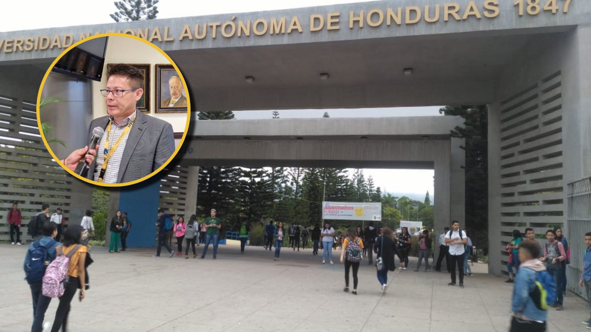 docente de la unah se disculpa con una estudiante