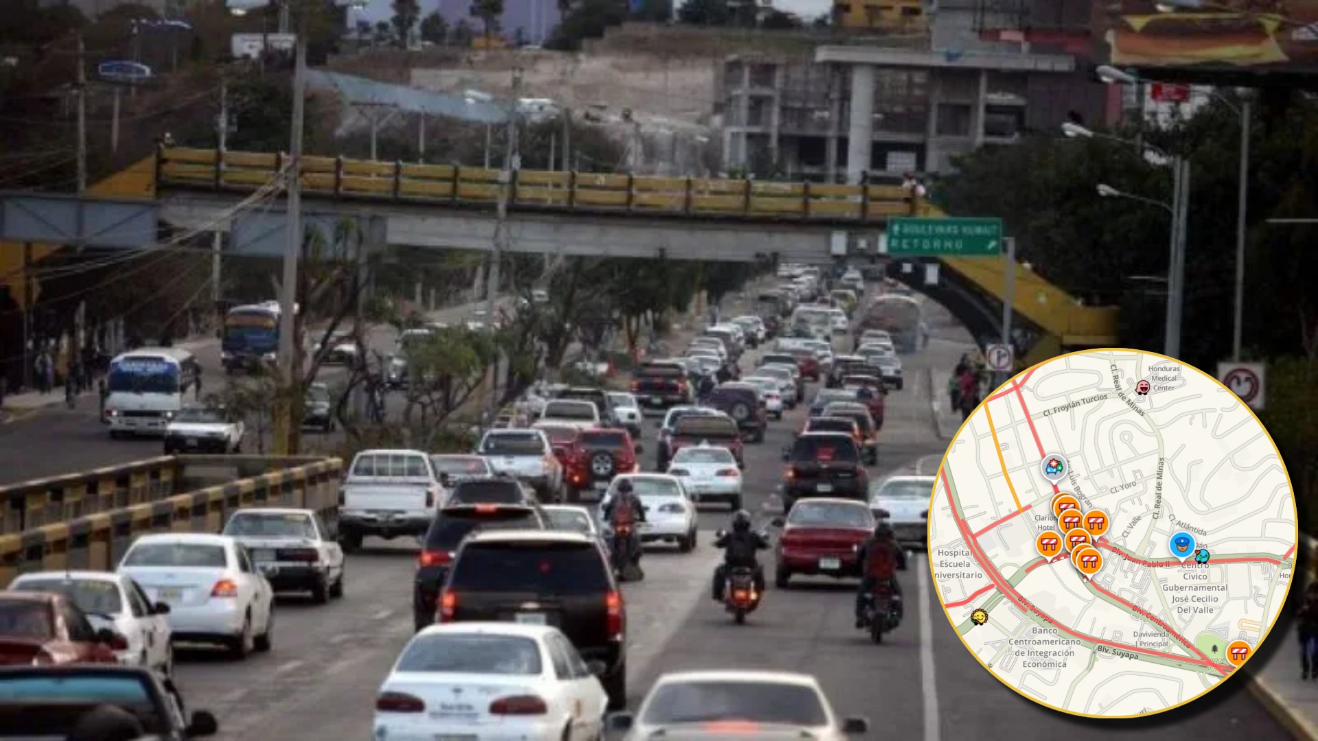 Tráfico en la capital