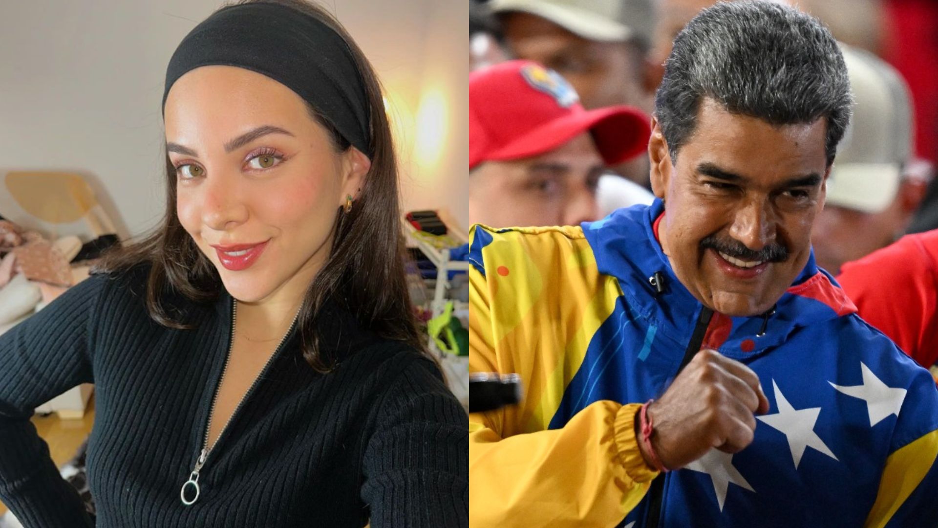 La cantante venezolana Sheryl Rubio reaccionó muy triste al triunfo de Maduro.