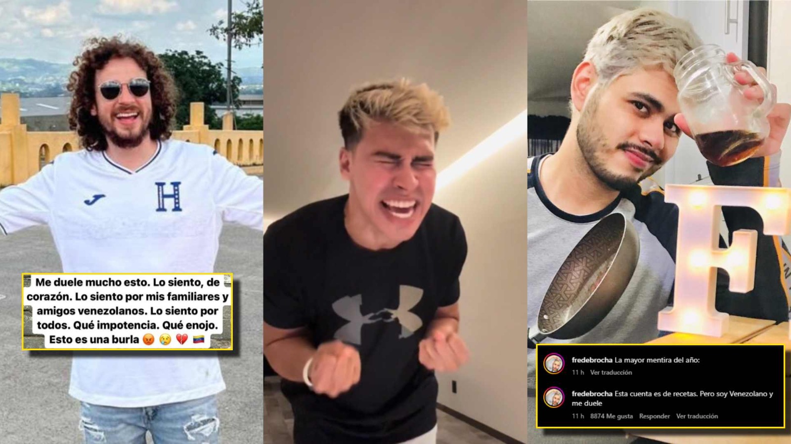 Influencers lamentan reelección de Nicolás Maduro