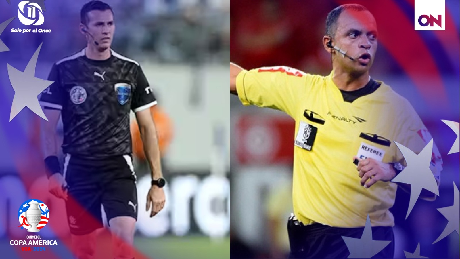 árbitros copa america