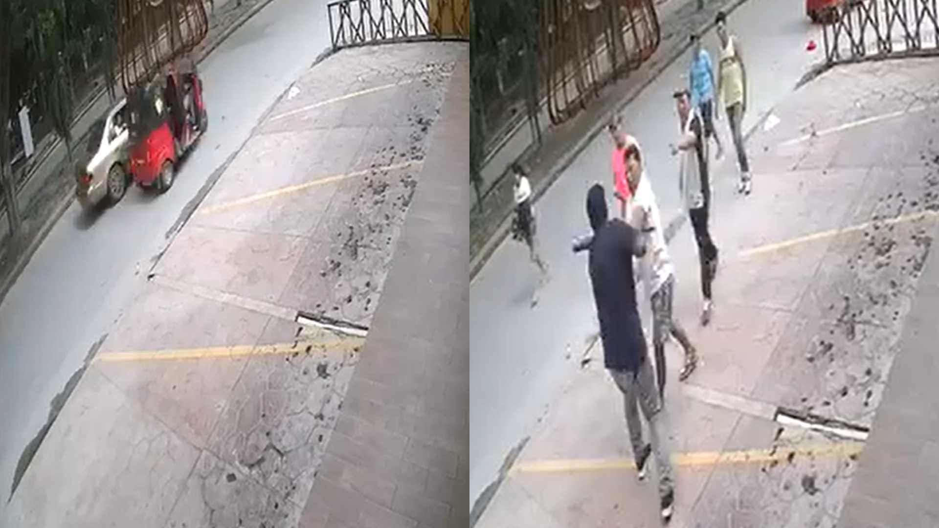 En video queda captado el ataque contra mototaxista en San Pedro Sula