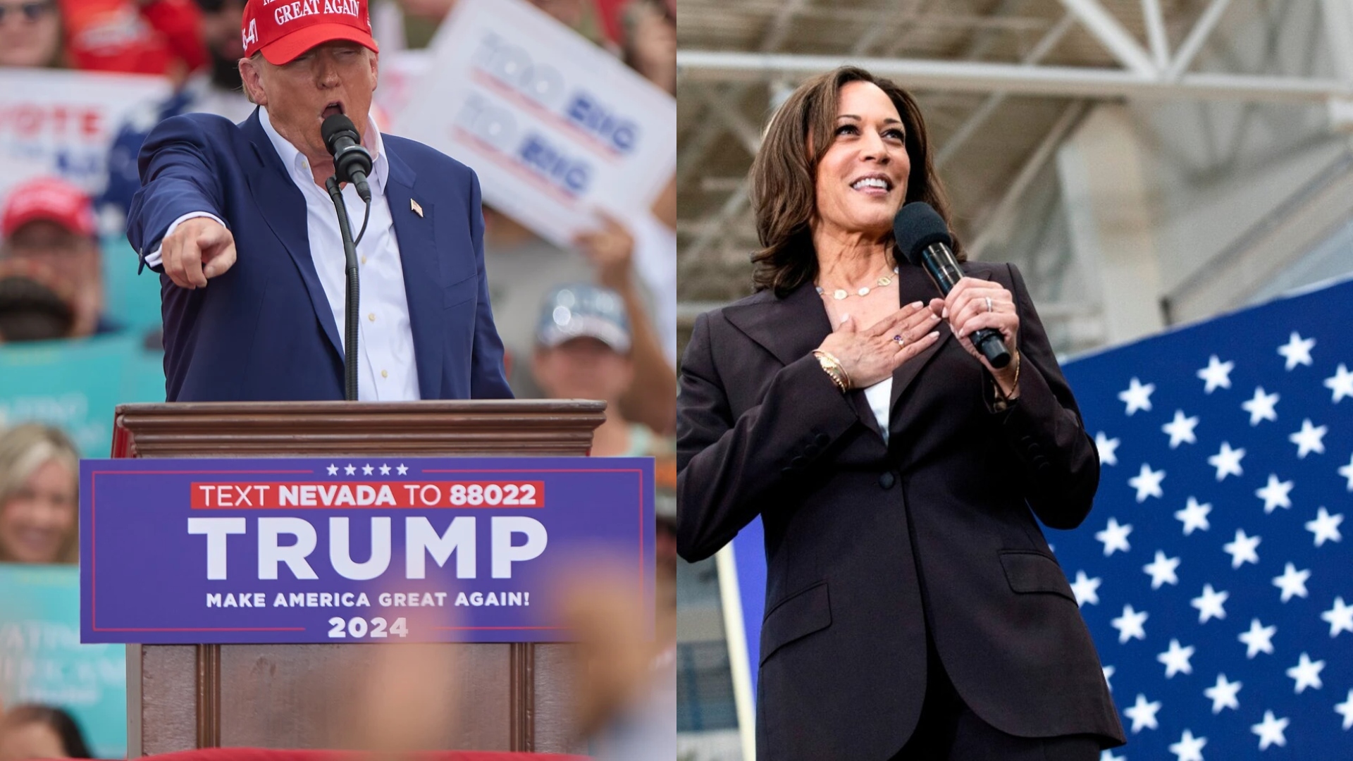 donald trump ataca a kamala harris