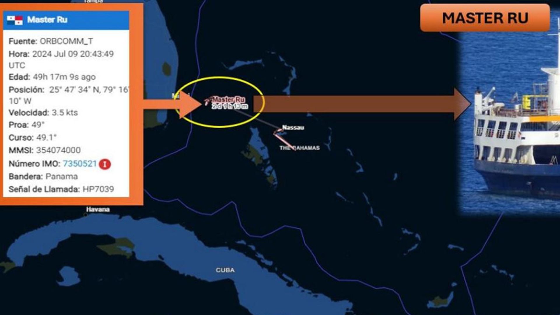 Los navegantes, en su mayoría originarios del municipio de Santos Guardiola, Islas de la Bahía, sufrieron el percance mientras realizaban faenas a bordo de la embarcación Master Ru, con bandera panameña y número OMI 7350521.
