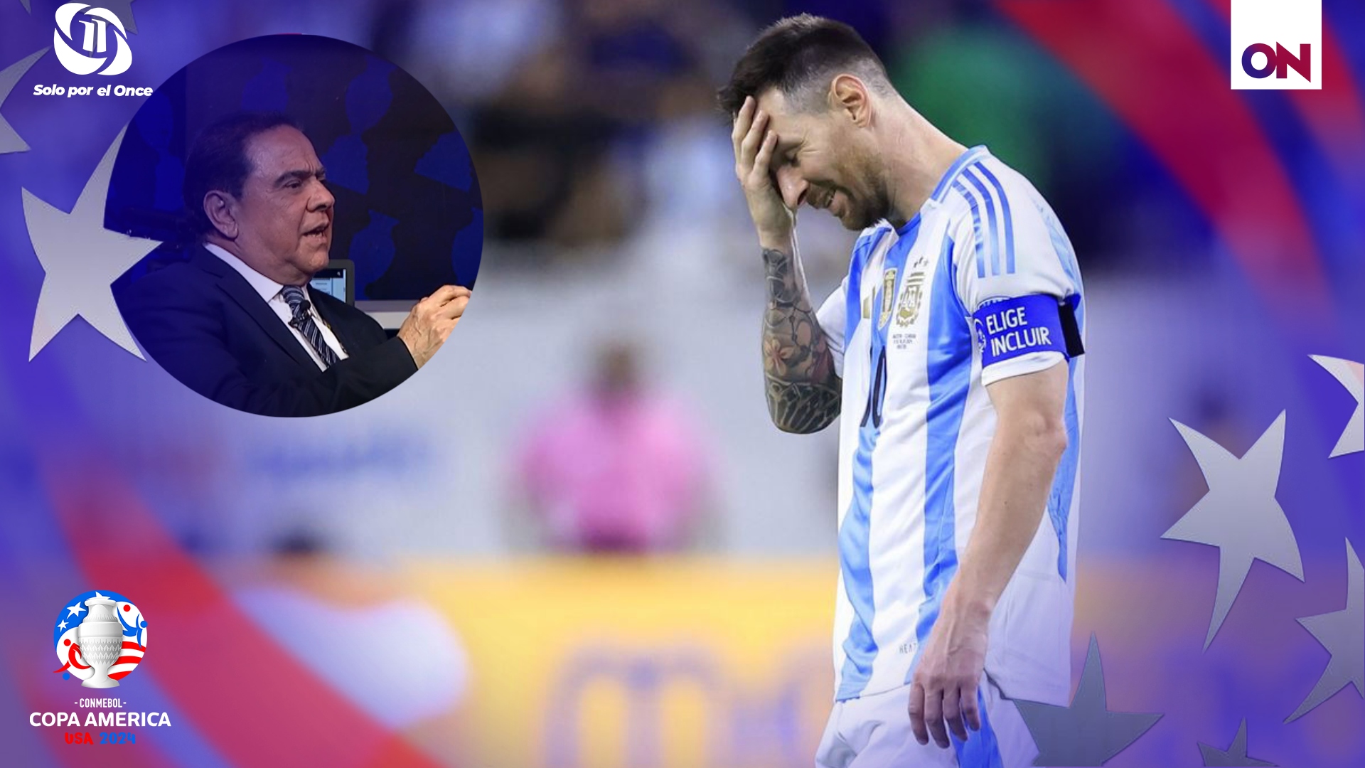 Capa América 2024 Messi Vive la Copa