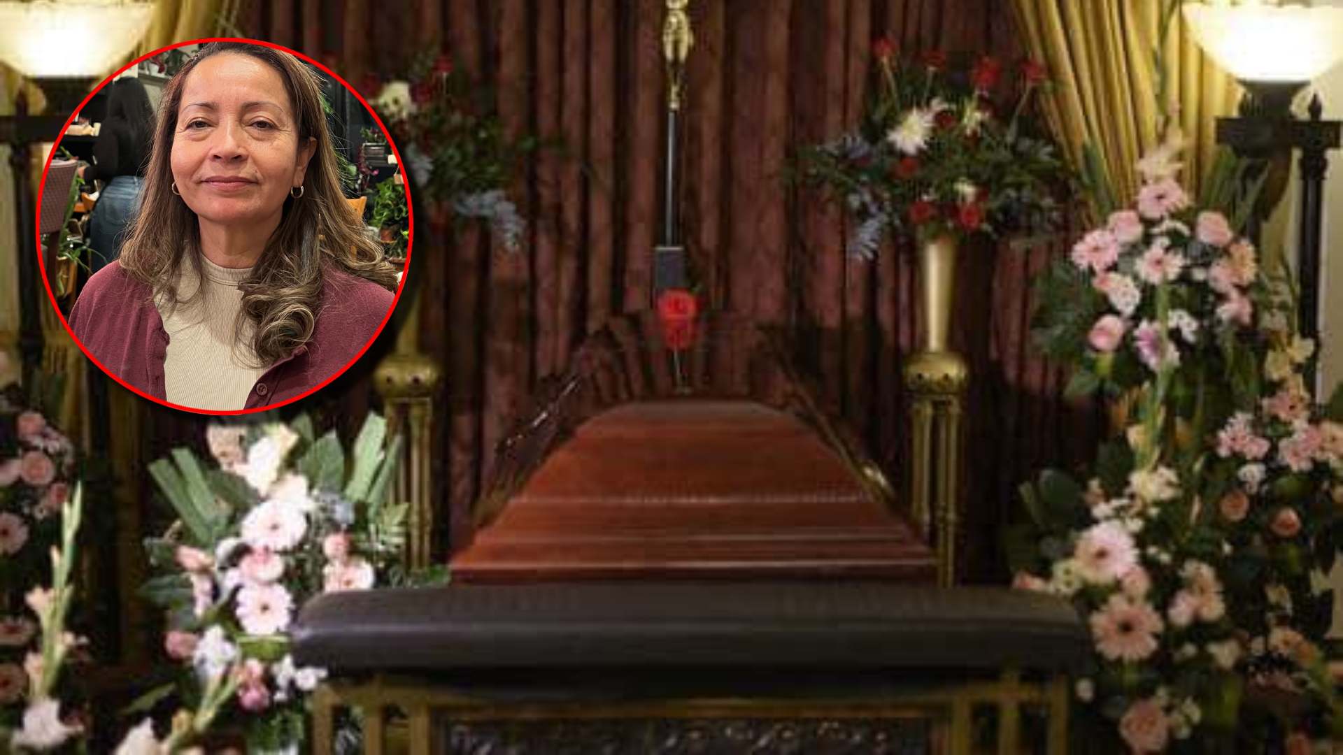 Familiares le dan el último adiós a la hondureña Floridalma Roque