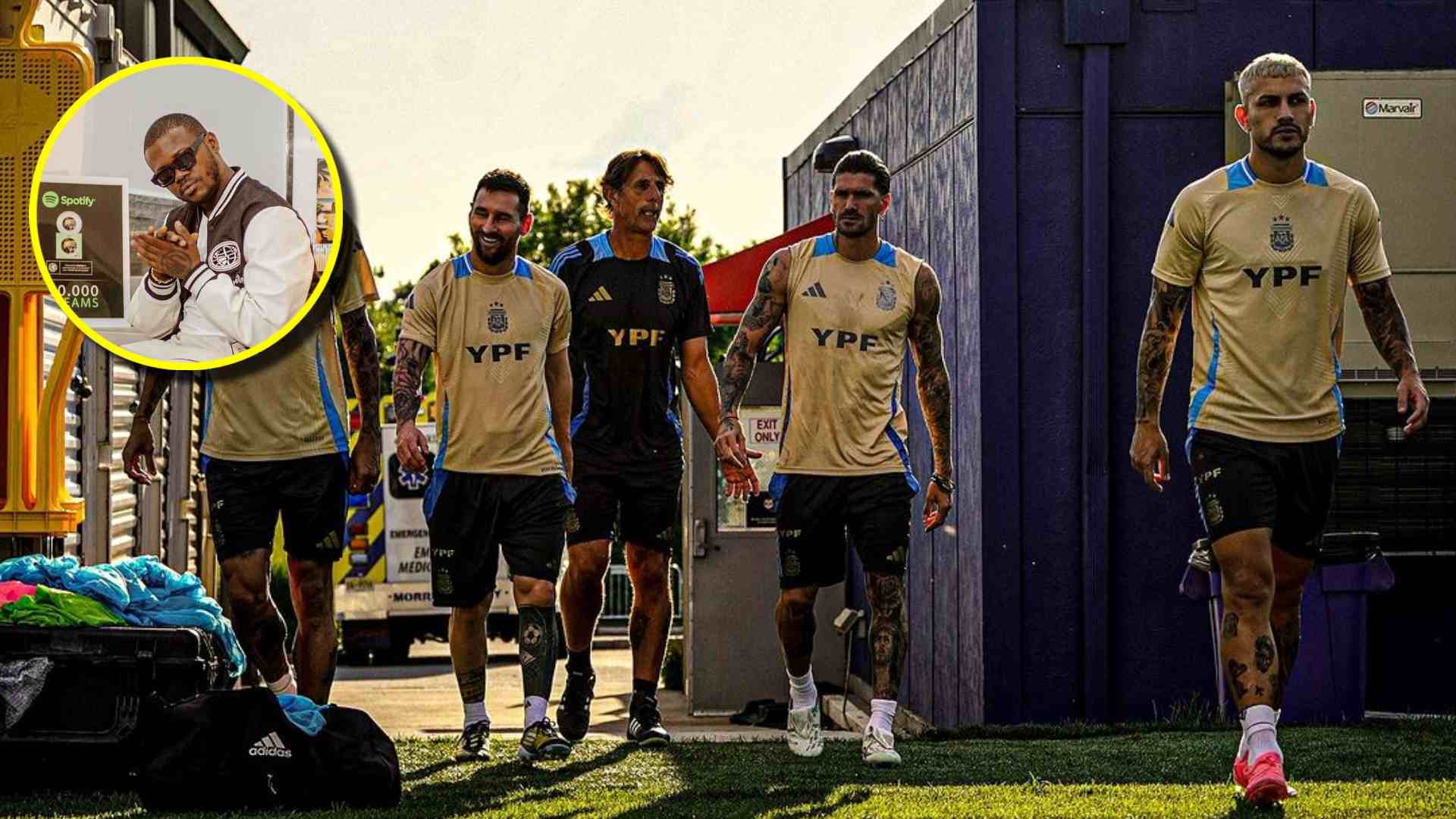 Jugador de Argentina usa canción 'Tengo un Plan' de Key Key