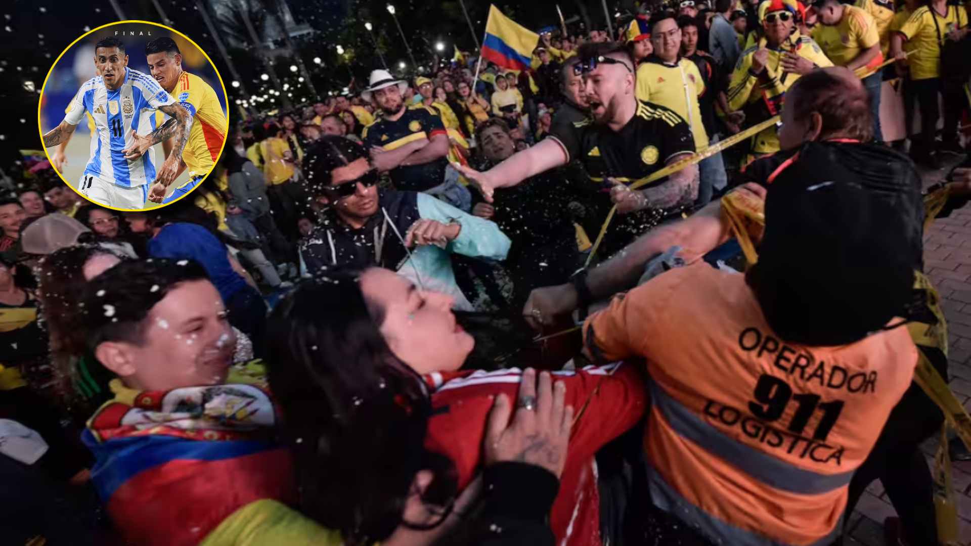Final de Copa América deja 4 muertos y 100 ‘riñas’ en Colombia