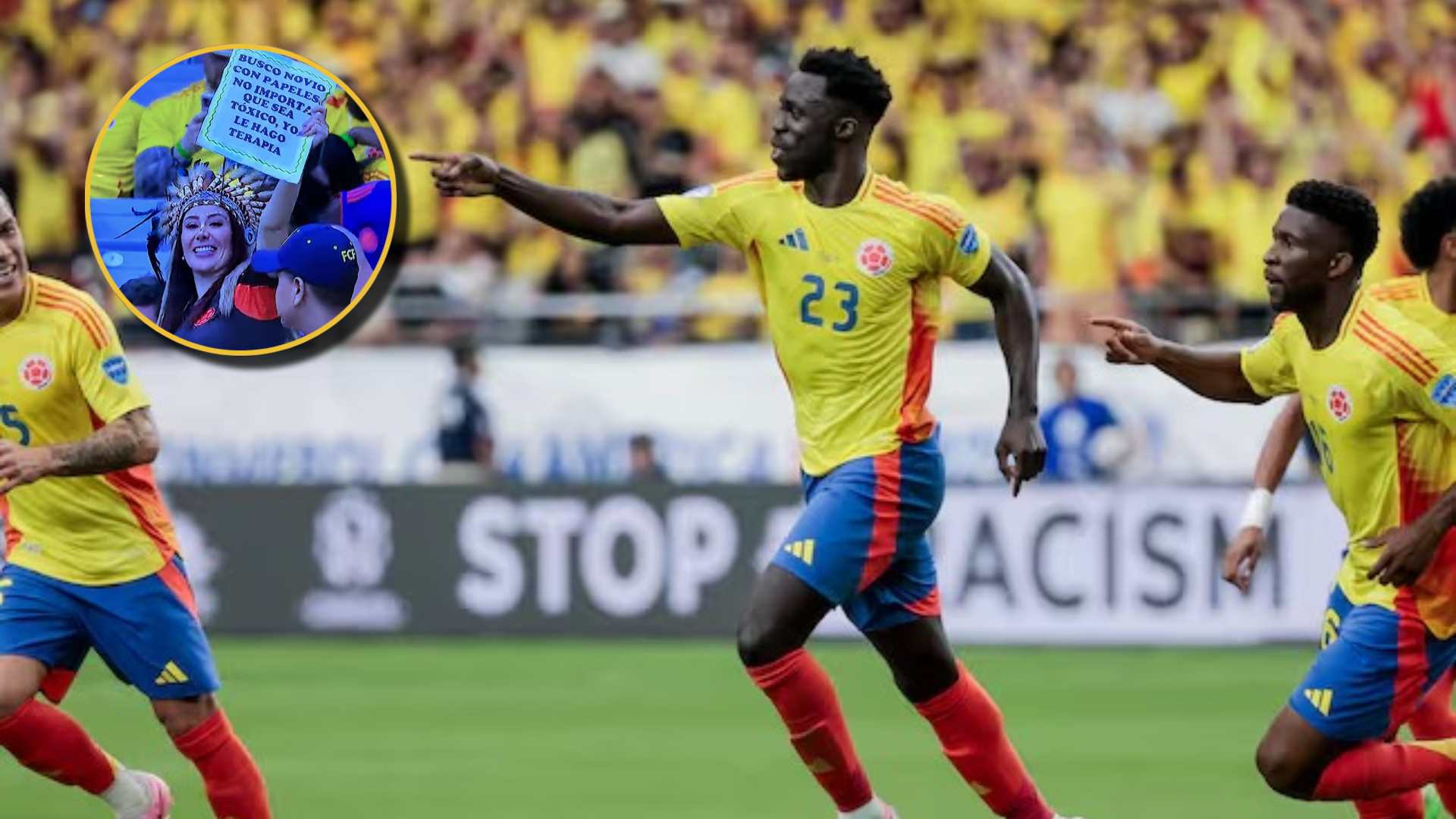 Mujer viral por buscar 'novio con papeles' en la Copa América