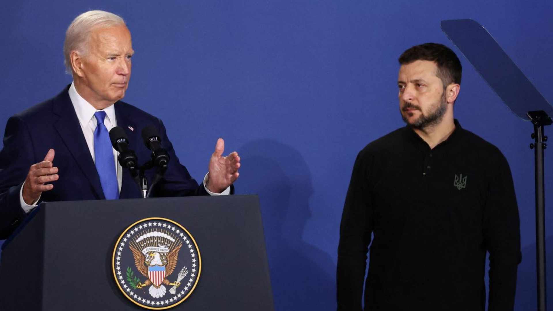 Joe Biden se confunde al presentar como "Putin" a mandatario de Ucrania