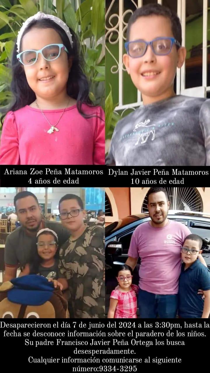 desaparición dos niños