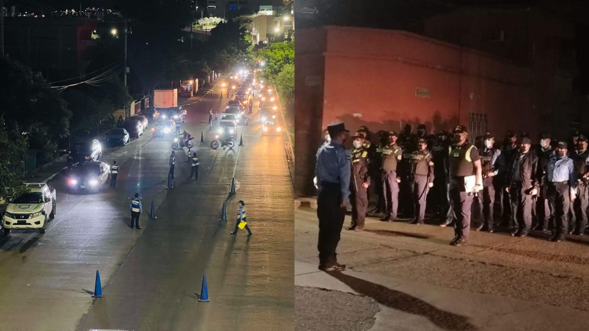 operativos nocturnos tegucigalpa hora y lugres