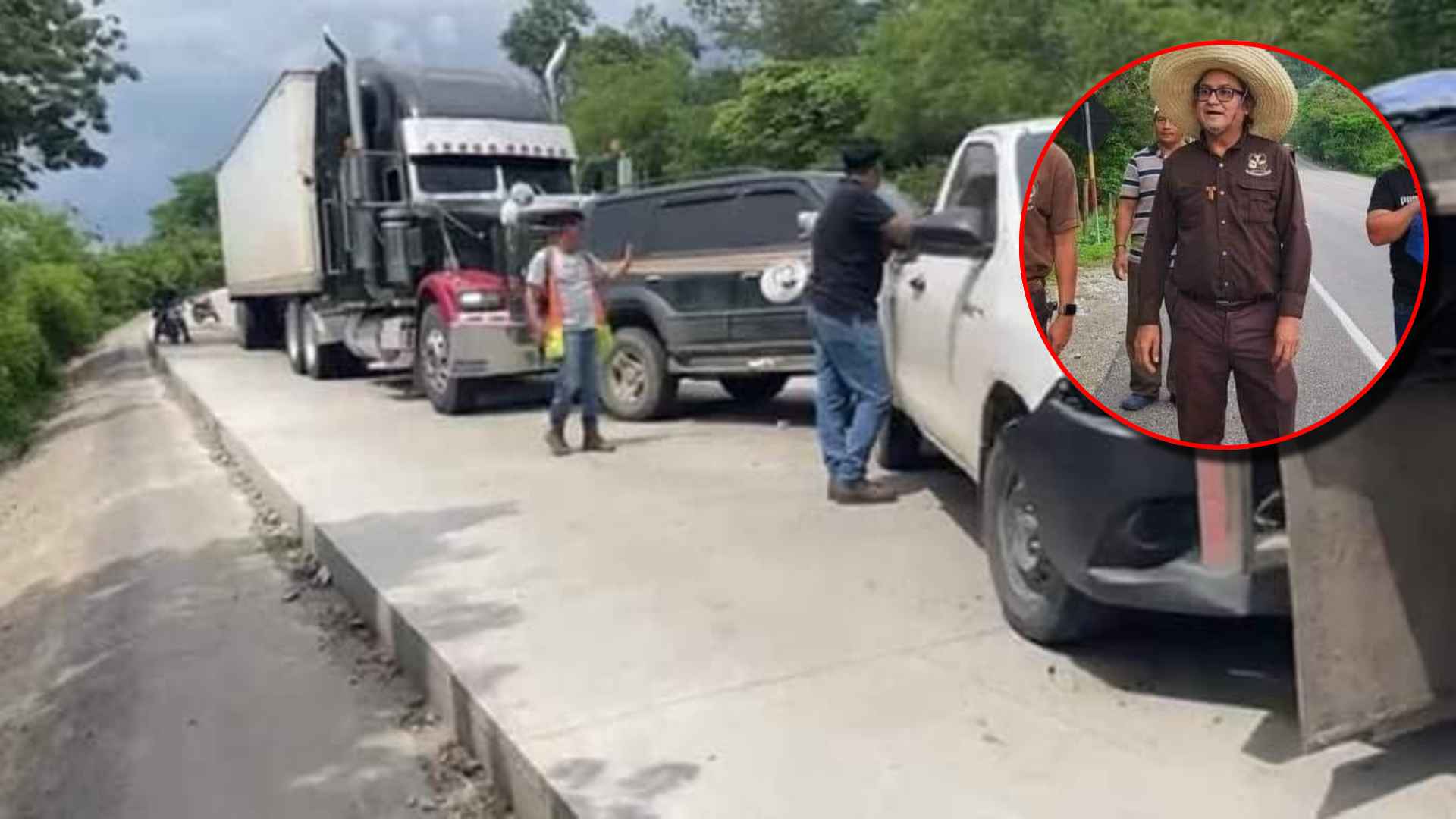 Padre Leopoldo Serrano sufre accidente de tránsito a días de culminar su caminata