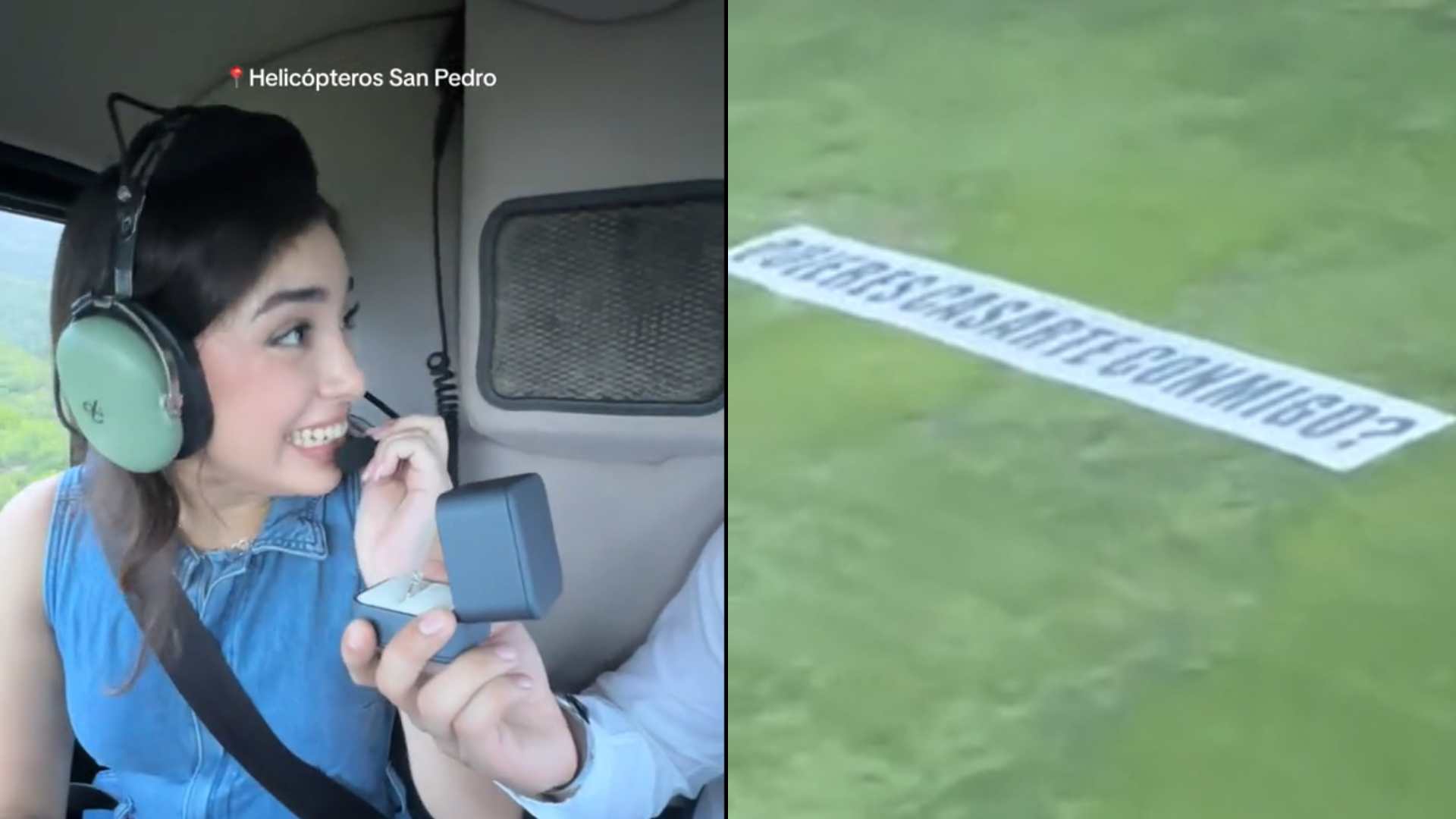 Desde las alturas 🚁💍: Joven le propone matrimonio a su pareja de peculiar forma (VIDEO)