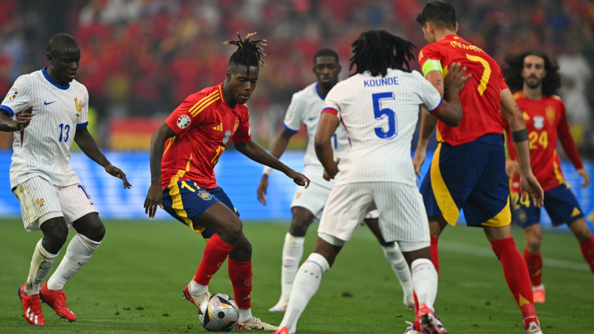 España se impone ante Francia tras ganar 2-1 en el Allianz Arena y asegura su lugar en la final de la Eurocopa 2024.
