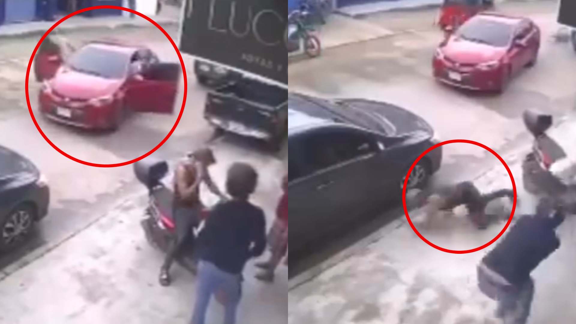 Así fue el tiroteo frente a negocio en Morazán, Yoro