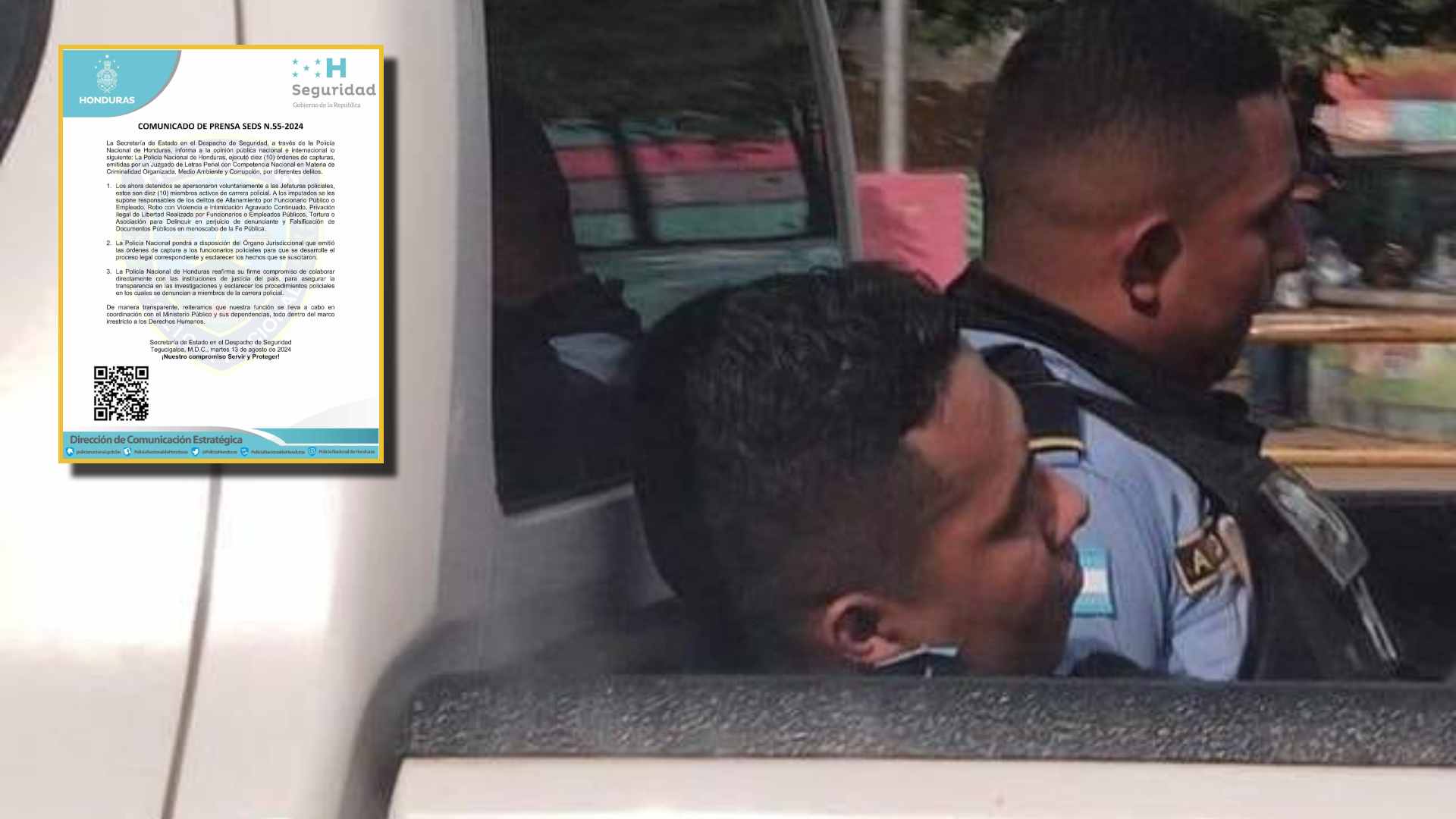 Al menos diez policías acusados de varios delitos