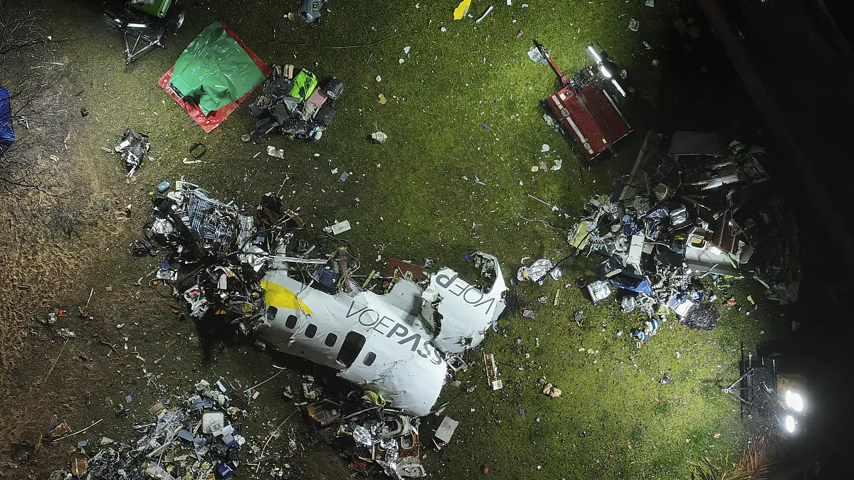 accidente aéreo en Brasil 