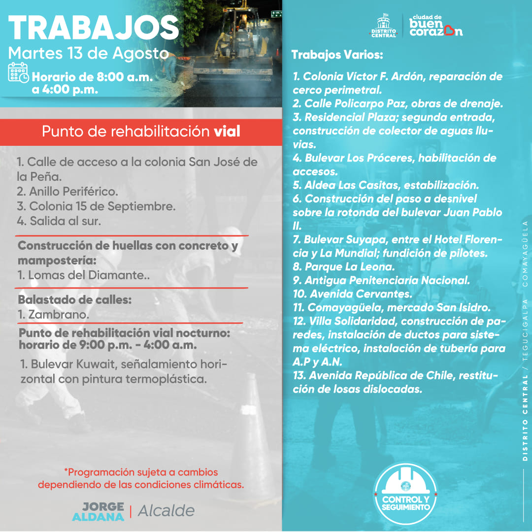 Calles en reparación generan tráfico en la capital 