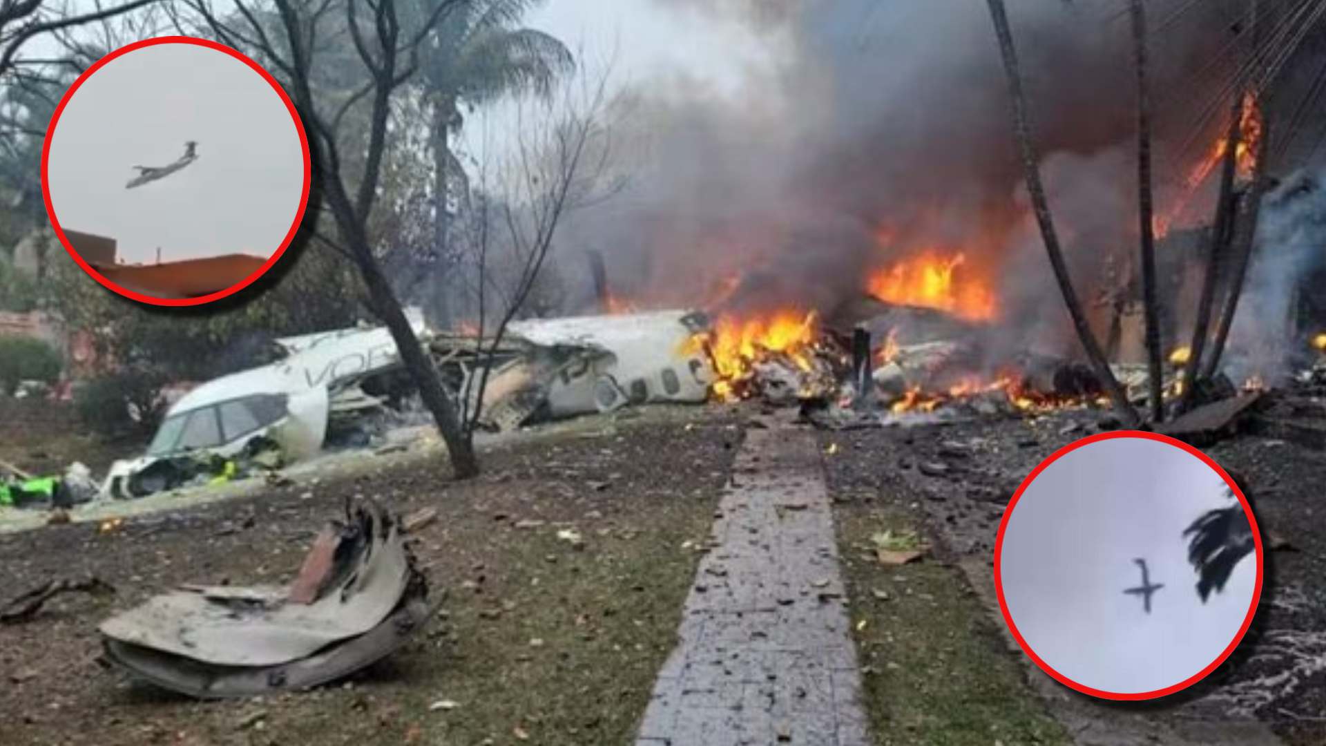 Avión se estrella en Brasil; videos aquí