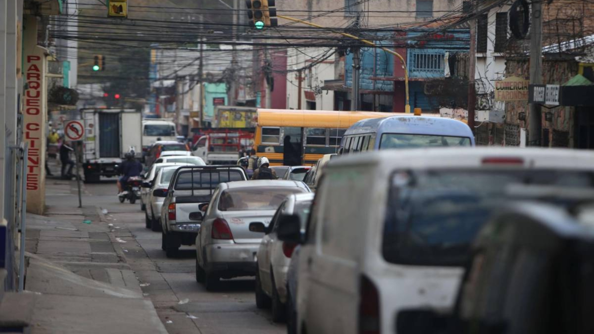 Tráfico en la capital