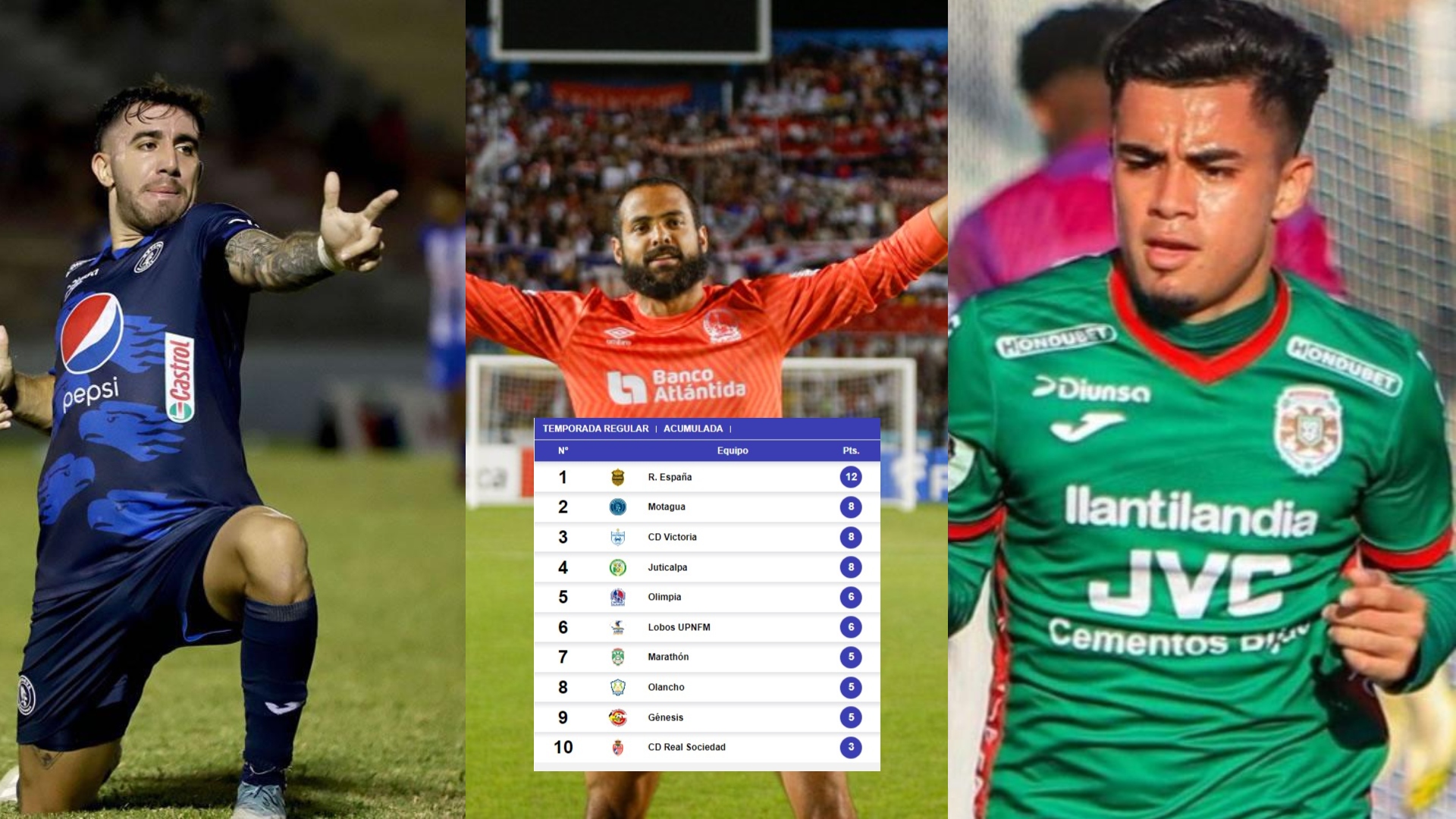 Así queda la tabla de posiciones tras la lucha de la jornada 5 de la Apertura 2024 de la Liga Nacional