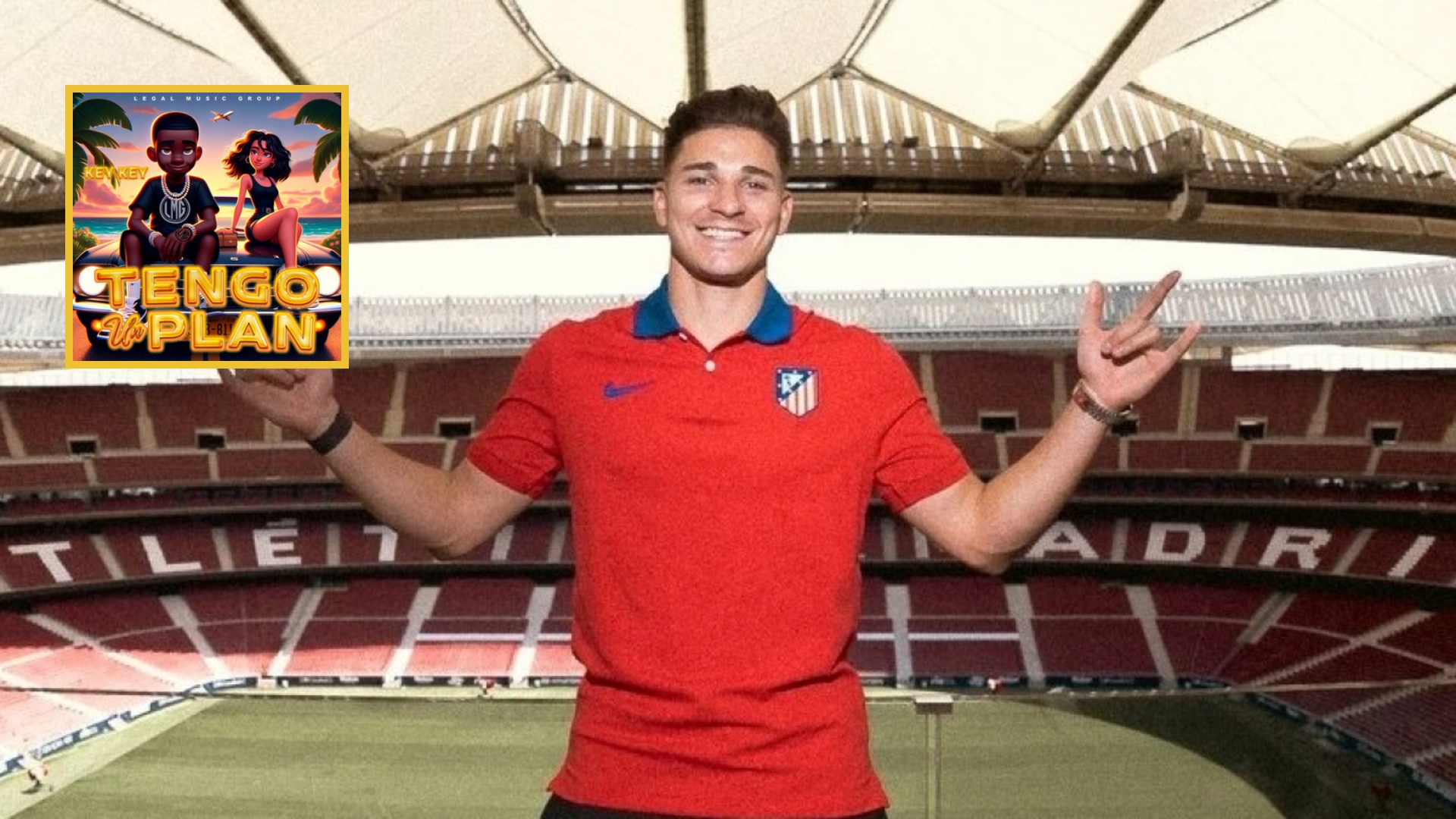 Atlético de Madrid presenta a su fichaje estrella Julían Álvarez