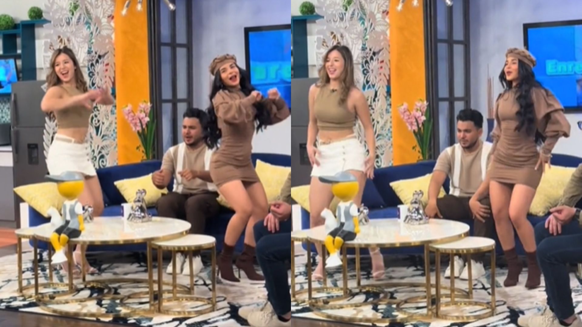 Malena y Alisson Mejía bailaron en HCH,