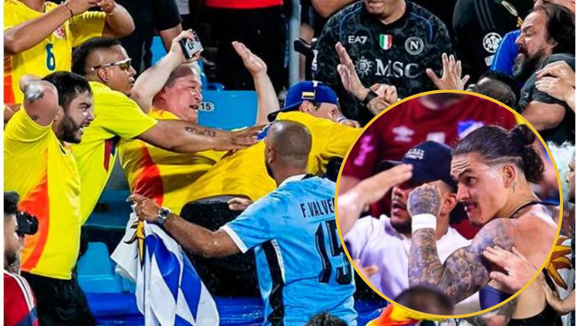 Conmebol impone sanciones severas a futbolistas uruguayos por altercados en la Copa América