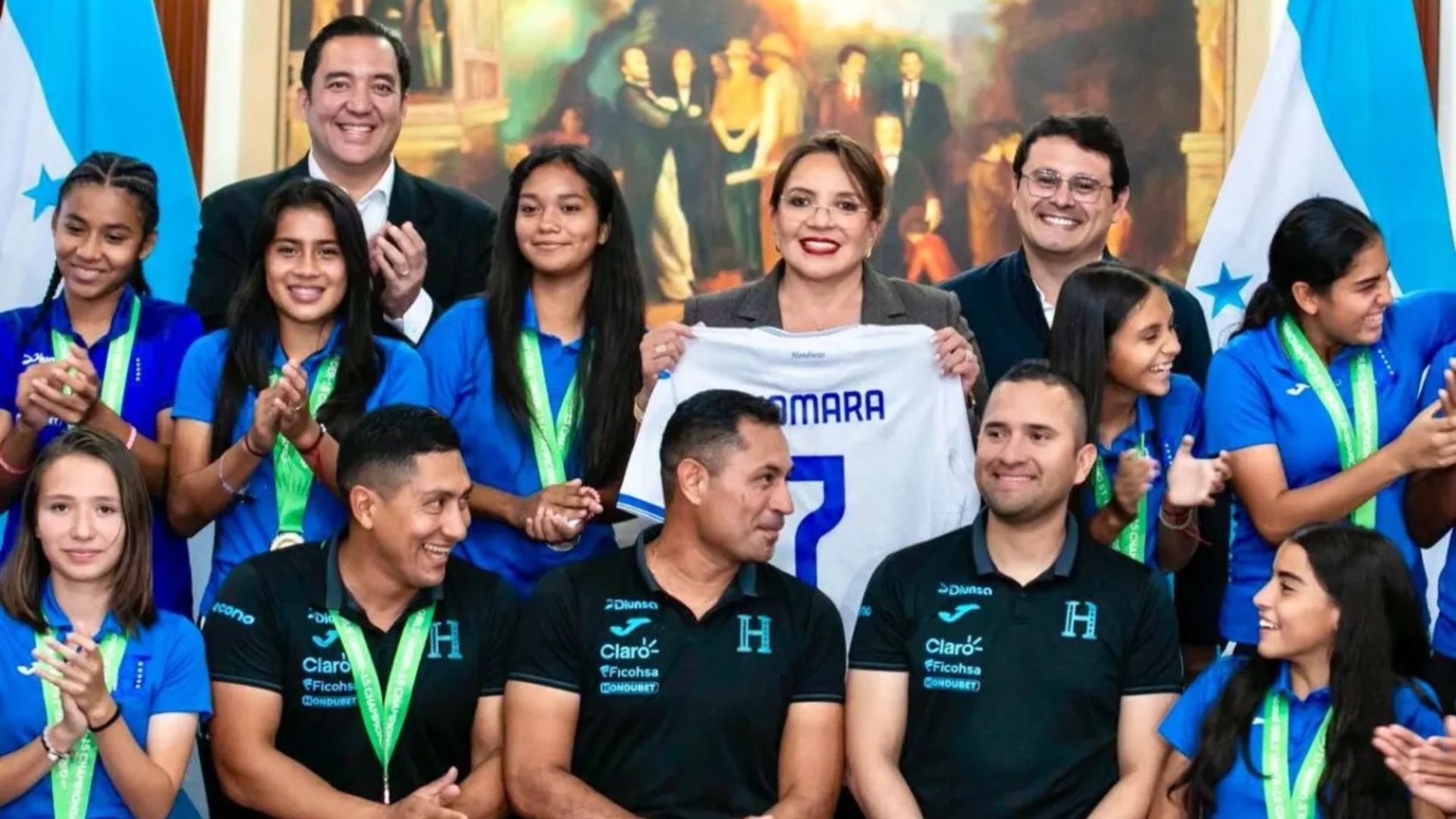 Presidenta Castro y Selección Sub-15