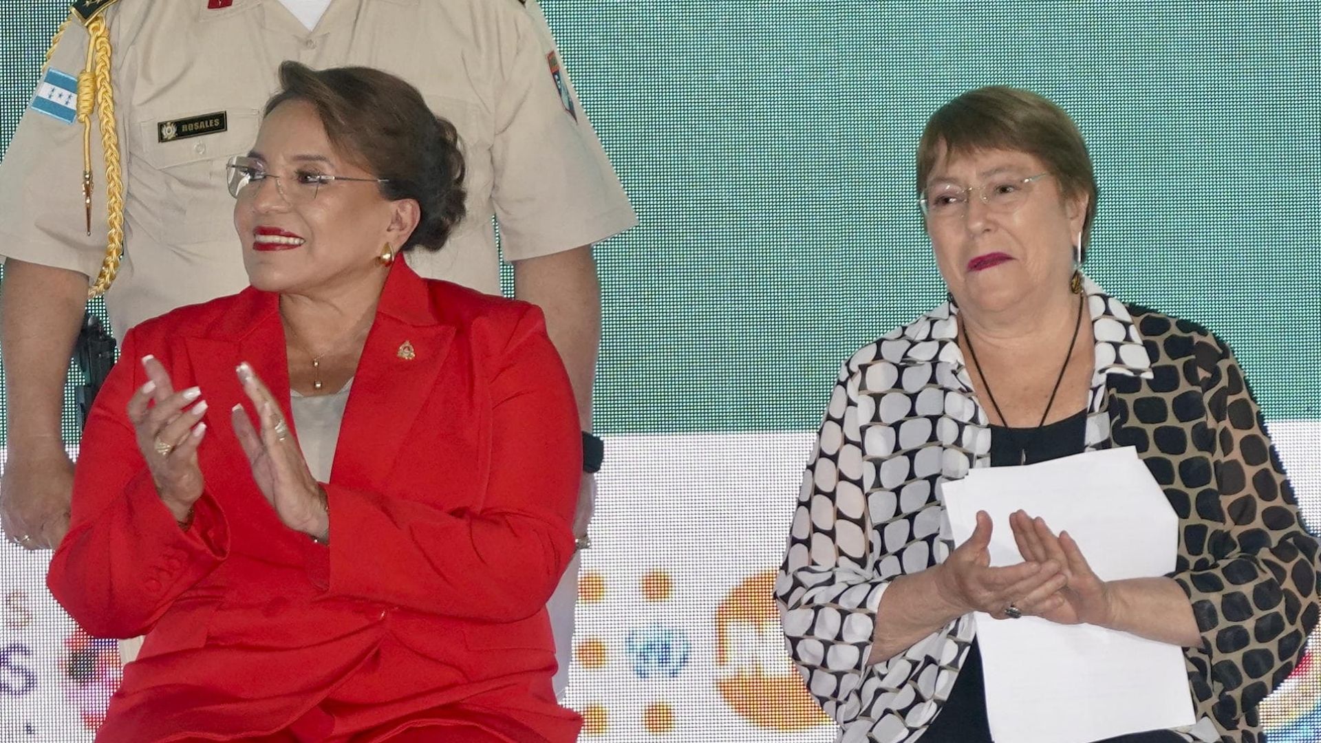 Michelle Bachelett y presidenta Xiomara Castro