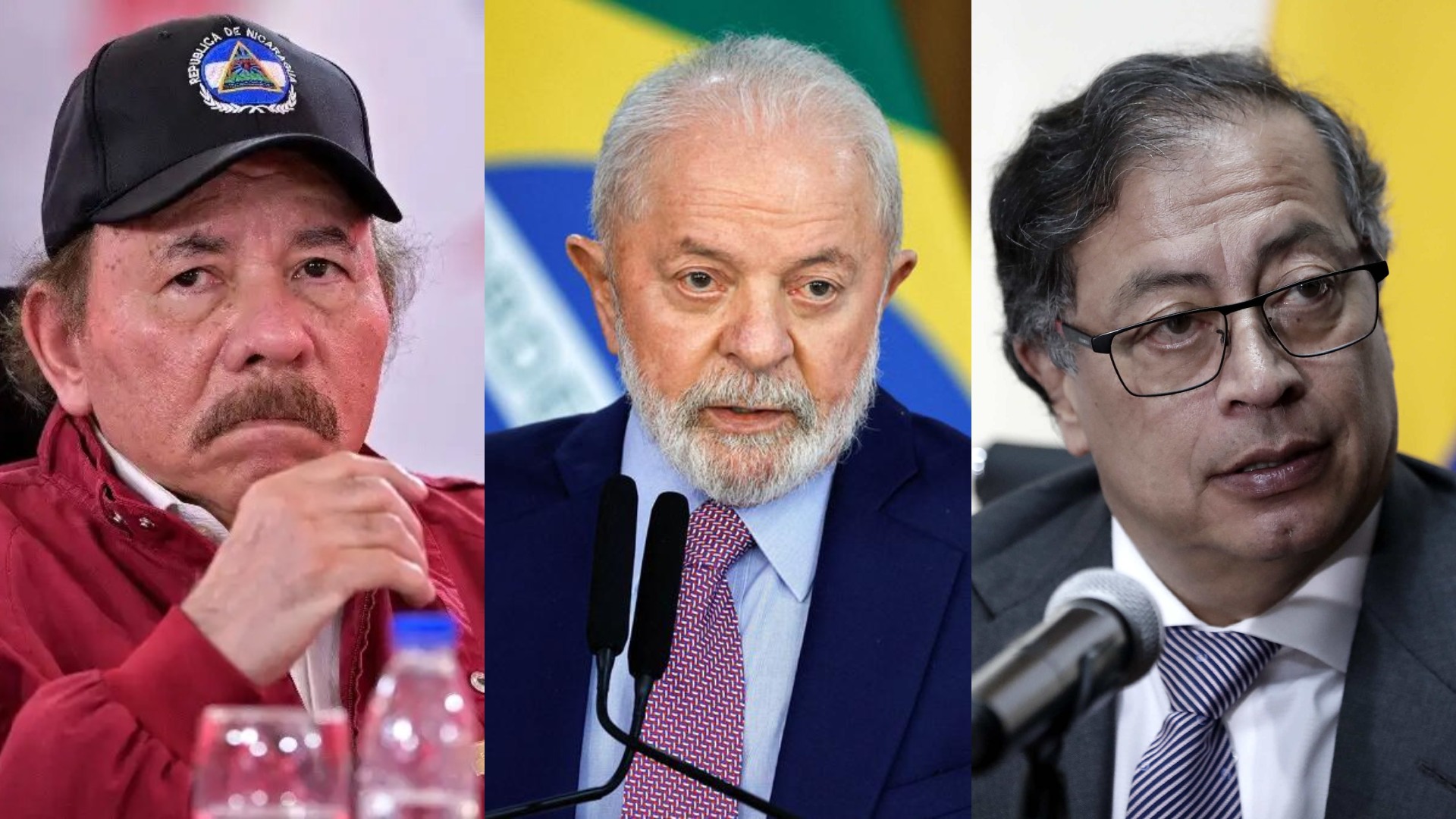 Daniel Ortega arremete contra Lula y Petro