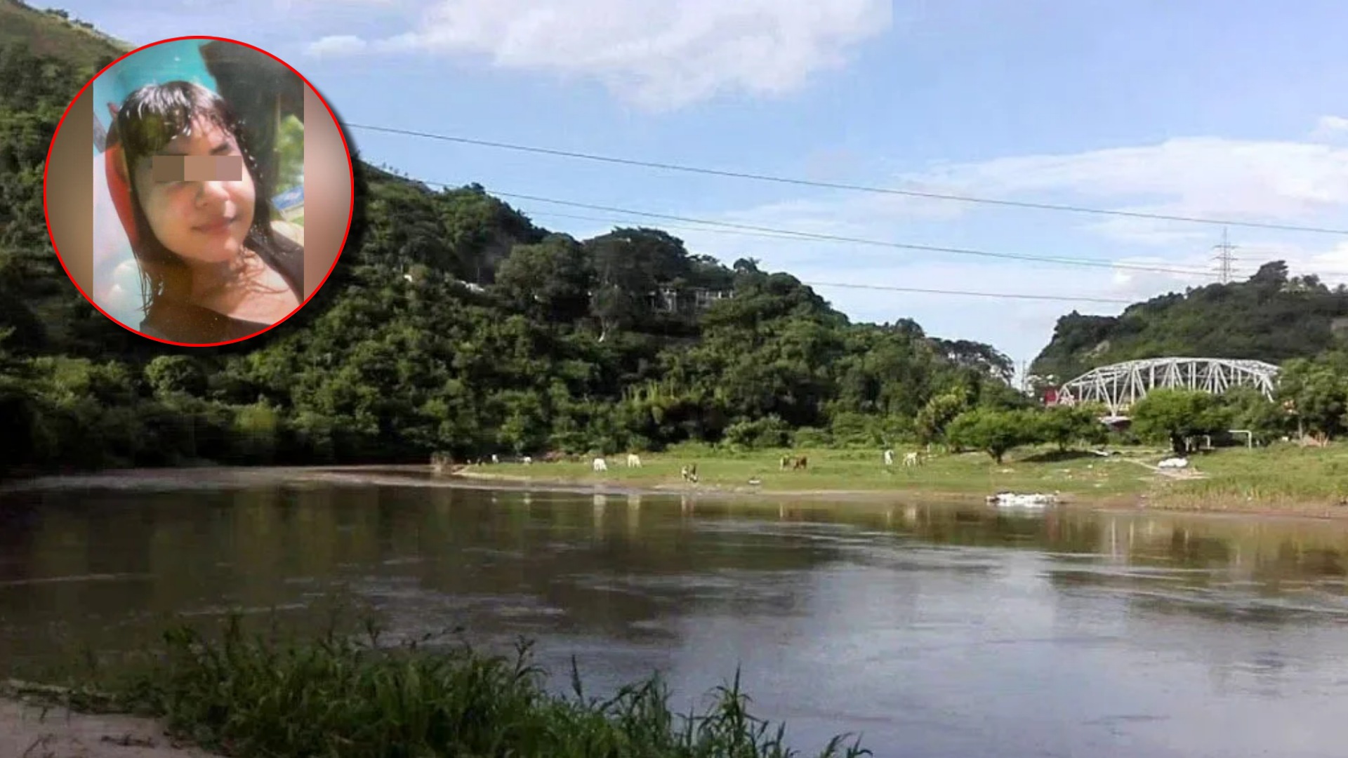 Menor ahogada en río Ulúa