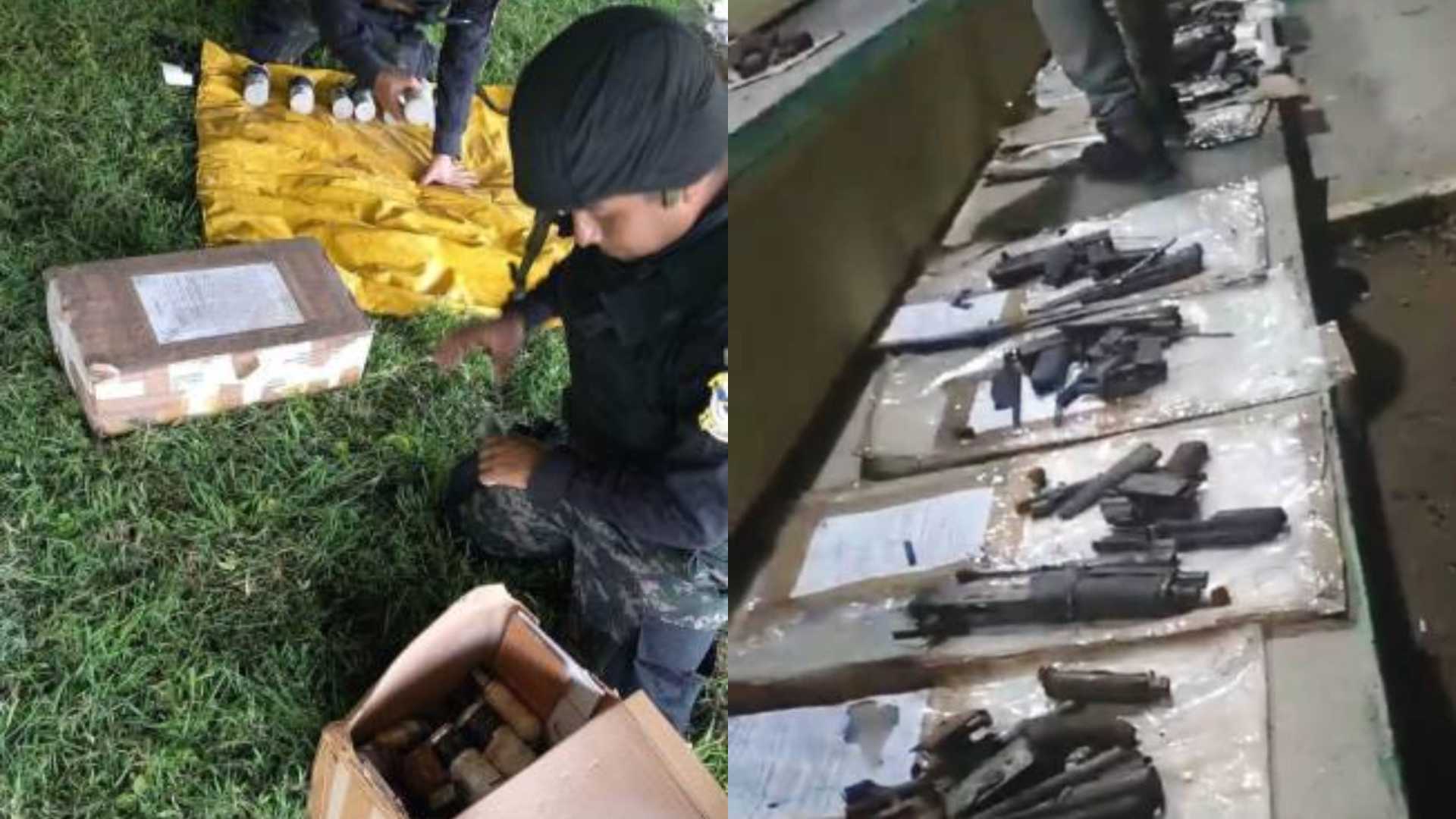 La fuga de "El Porky": MP destruye las armas