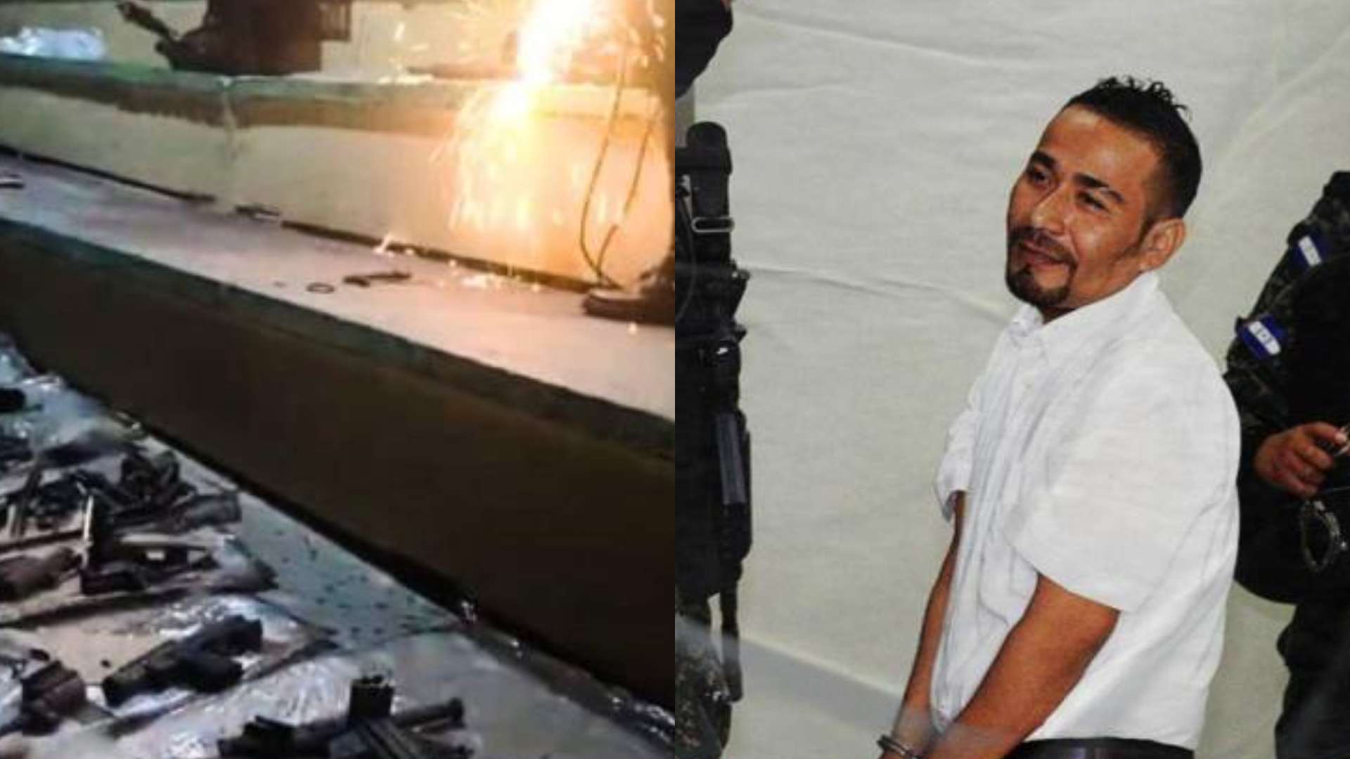 La fuga de "El Porky": MP destruye las armas